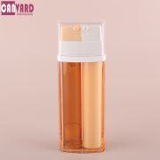 2 in 1 cosmetics airless bottle