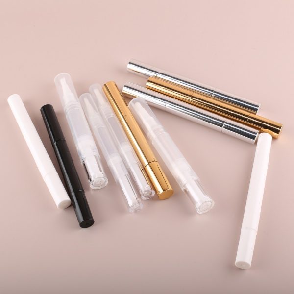 AS-091-Nail oil pen twist up airless cosmetic pen 3ml 5ml lip gloss liquid lipstick pen (1)