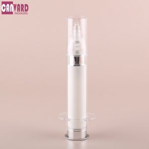 10ml cosmetic syringe shaped airless bottle