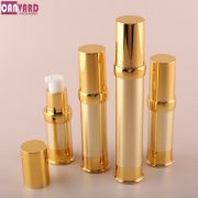 gold airless pump bottle