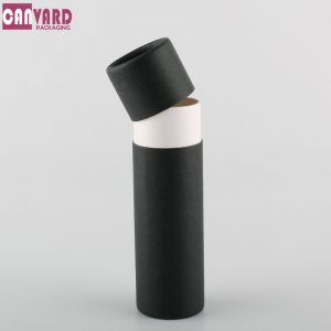 Kraft paper cardboard tube with lid