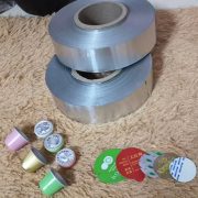 Food grade aluminum easy peelable lidding roll film foil for cup